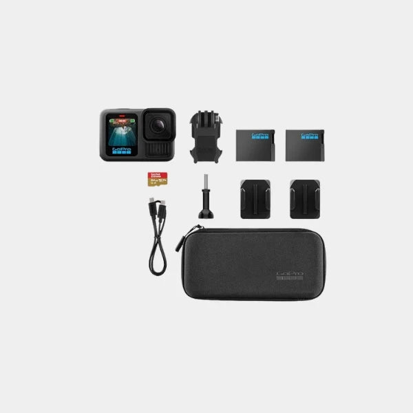 GoPro Hero 13 Action Camera Accessory Bundle - Black