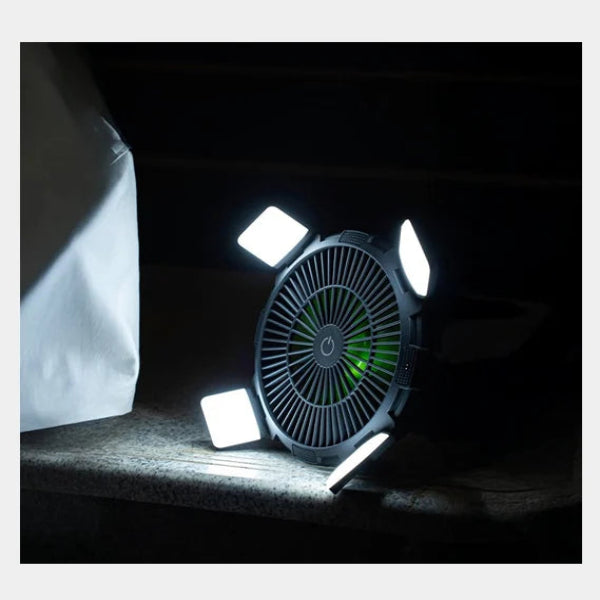 Goui Flow Multifunctional Fan With Light - Black in qatar