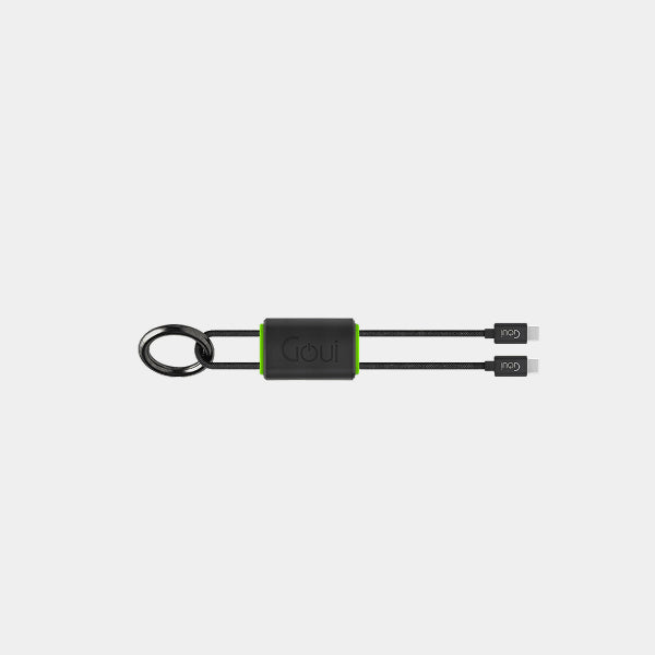 Goui Lock USB Type C-C Key Chain Cable -Black in qatar