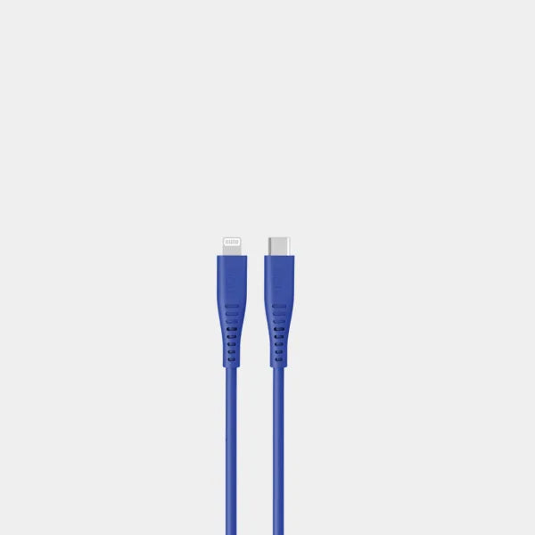 Goui Silicon Cable Lighting to Type EC Blue 1.5M