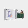 Green Lion Kids Wireless Headphone GK400 -Purple qatar