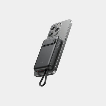 Green Lion DXB 10000mAh Power Bank with Stand - Black