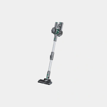 Green Lion Lite Cordless Vacuum Cleaner | LED Floor Lights | Powerful 150W 12000Pa Suction | 700mL Dustbin | Digital Display |  Lightweight Vacuum Cleaner for Home/Kitchen/Carpet/Pet Hair - Grey