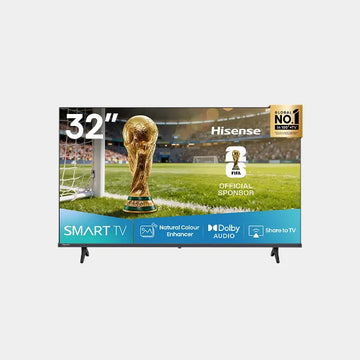 Hisense 32-Inch FHD Smart LED TV | Dolby Audio | VIDAA Operating System | 60Hz Refresh Rate | Built-In WiFi | 2x HDMI and USB | Game Mode | Share to TV | Natural Colour Enhancer | 32A4Q - Black