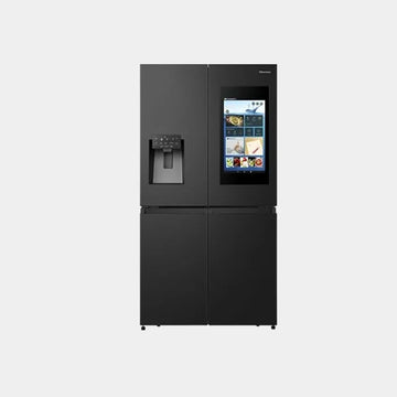 Hisense Gross 780L Net 615L| Premium Flat Door French Refrigerator Pure View Door Series 6.86 TFT Screen with Intelligent Hub Function| Advanced UV Ice & Water Treatment Technology|RQ9P780TTB1 - Grey