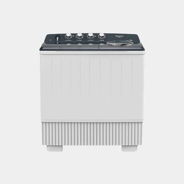 Hisense Top Load Twin Tub Washing Machine| 20 kg| 1350 RPM| White| WSBE201