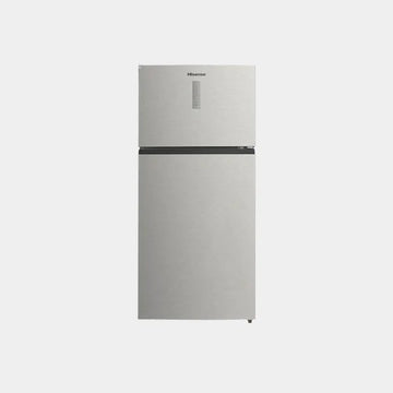 Hisense Two Door Top-mount 635L Freezer Fridge| Precise Electronic Control |Big Capacity| Total No Frost| 83x74.6x187 cm|RT3N635NAD4 -  Silver