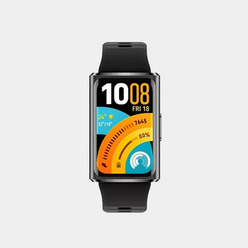 Huawei Band 11 Pro Matte Black  Aluminum  Alloy Case Black  Fluoroelastomer  Strap  -Black