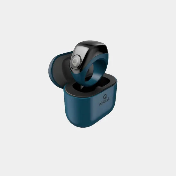 IQibla J01 Smart  Zikr  Ring  Jood  OLED 5 Days  Batt  With  Charging Case  18/20/22MM - Blue