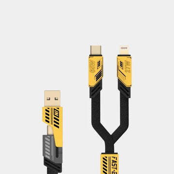 Imonk 2-In-1 65W / 27W Charging Cable - Black