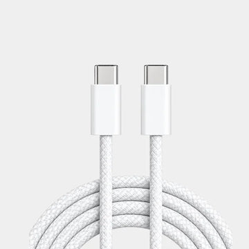 Imonk Braided Cable 3A/60W C To C - White