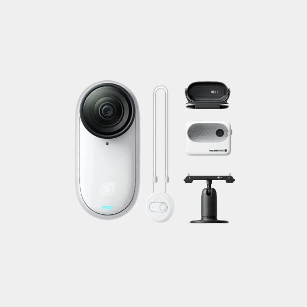 Insta360 GO 3S 4K 128GB Tiny Portable Vlogging Camera Standard Edition - Arctic White