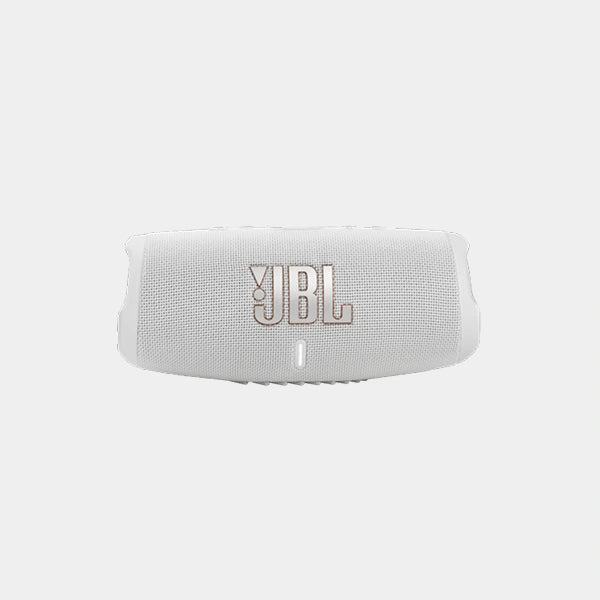 JBL Charge 5 Waterproof Portable Bluetooth Speaker - White