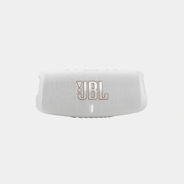 JBL Charge 5 Waterproof Portable Bluetooth Speaker - White