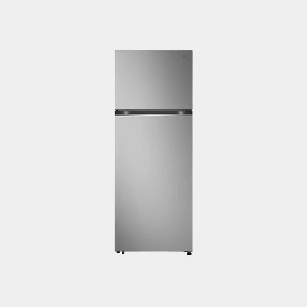 LG 600L Double Door Refrigerator | Smart Inverter with Top freezer | Linear Cooling | Door Cooling | GR-B642PFFQ.DPYQMEA - Platinum Silver