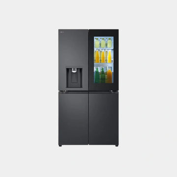 LG 681L French Door Refrigerator |GR-X34FFCAB.AEVRALY - Black Steel