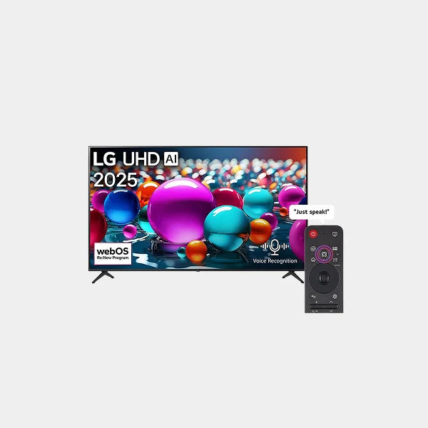 LG 75 Inch UHD  Ai Ua85 4k Smart Tv Ai Magic Remote HDR 10 Webos25 | 75UA85006LA AMRQ
