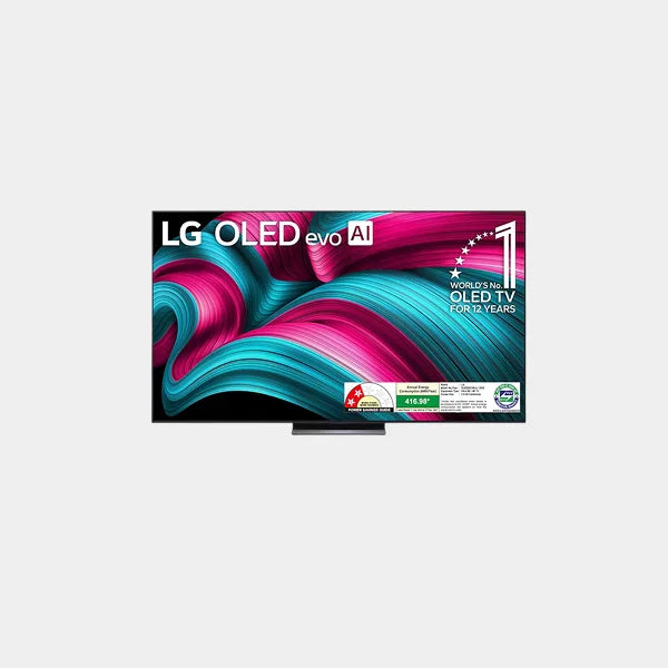 LG OLED evo 210cm (83) TV (C5), α9 AI Processor 4K Gen8, VRR 144Hz Refresh Rate, Dolby Vision & Atmos 2025| OLED83C56LA AMRG
