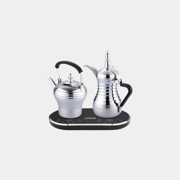 LePresso Dallah Arabic Coffee & Tea  Programmed For Optimal Brewing - Silver