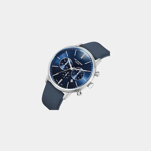 Lee Cooper Men Multi Function Dark Blue Dial Watch - LC08043.399 qatar