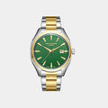 Lee Cooper Men Analog Dark Green Dial Watch - LC08007.270