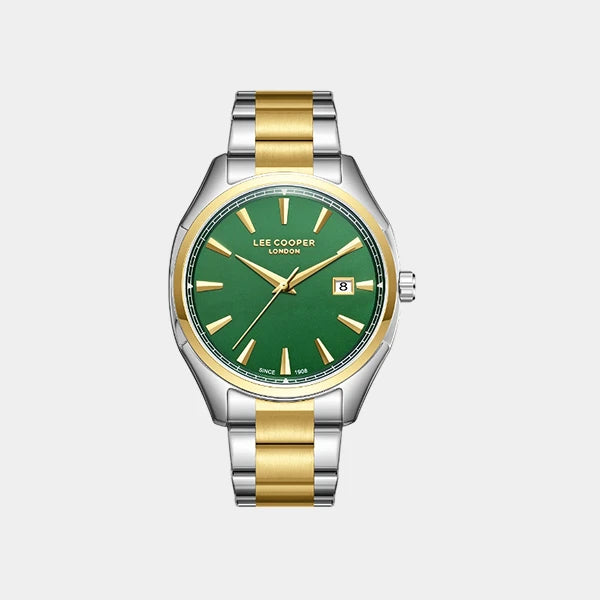 Lee Cooper Men Analog Dark Green Dial Watch - LC08007.270
