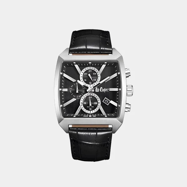 Lee Cooper Men's Multi Function Black Dial Watch - LC08180.351