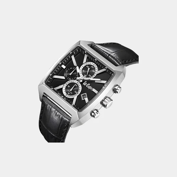 Lee Cooper Men's Multi Function Black Dial Watch - LC08180.351 qatar