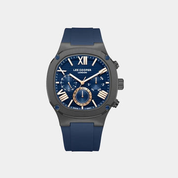Lee Cooper Men's Multi Function Dark Blue Dial Watch - LC08150.099