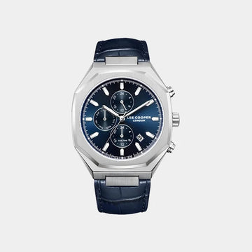 Lee Cooper Men's Multi Function Dark Blue Dial Watch - LC08168.399