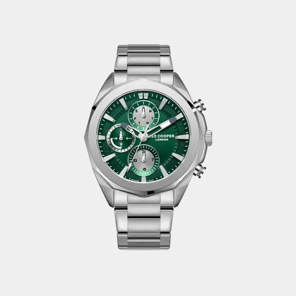 Lee Cooper Men's Multi Function Dark Green Dial Watch - LC08005.370