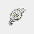 Lee Cooper Men's Multi Function Silver Dial Watch - LC08149.330 qatar