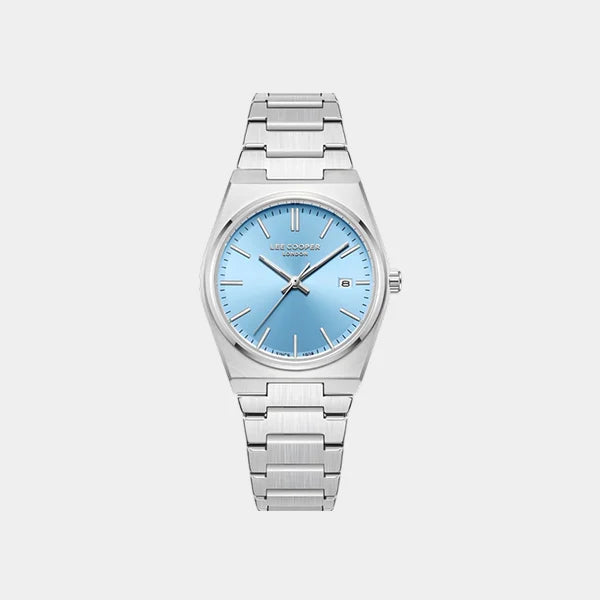 Lee Cooper Women's Analog Light Blue Dial Watch - LC08195.300