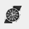Lee Cooper Men's Multi Function Black Dial Watch - LC07527.351 in qatar
