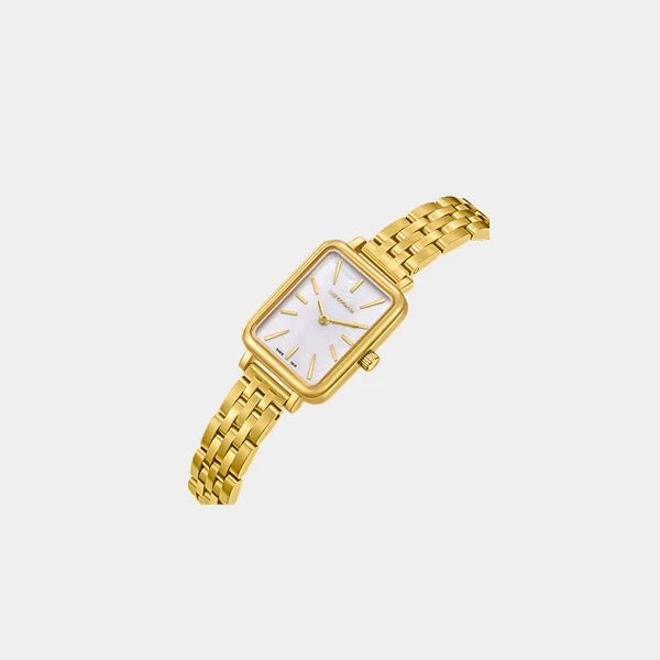 Lee Cooper Women Analog Gold Dial Watch - LC08121.120 qatar