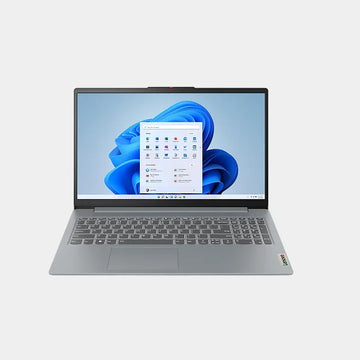 Lenovo IdeaPad Slim 3 15AMN8 Laptop | 15.6 Inch FHD Display | AMD Ryzen 5 40 | 8GB RAM | 512GB SSD | Integrated AMD Radeon 610M Graphics | English and Arabic Backlit Keyboard | Windows 11 Home | 82XQ017CAX - Artic Grey