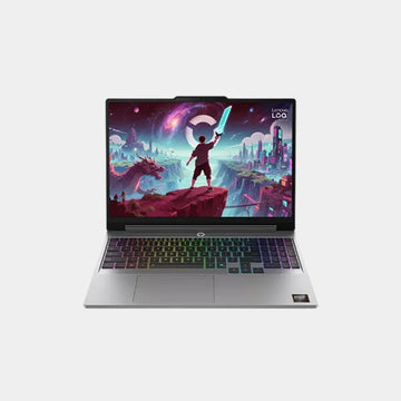 Lenovo LOQ 15AHP11 Gaming Laptop | 15.3 Inch WUXGA IPS Display | AMD Ryzen 7 250 | 16GB RAM | 512GB SSD | NVIDIA GeForce RTX 5050 8GB | English/Arabic Backlit Keyboard | Windows 11 Home | 83TN0019AX - Luna Grey
