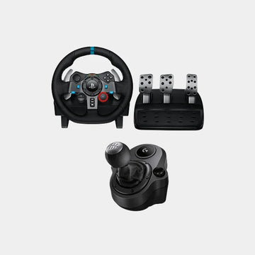 Logitech Driving Force Shifter & Logitech G29 Driving Force Racing Wheel With Pedals
