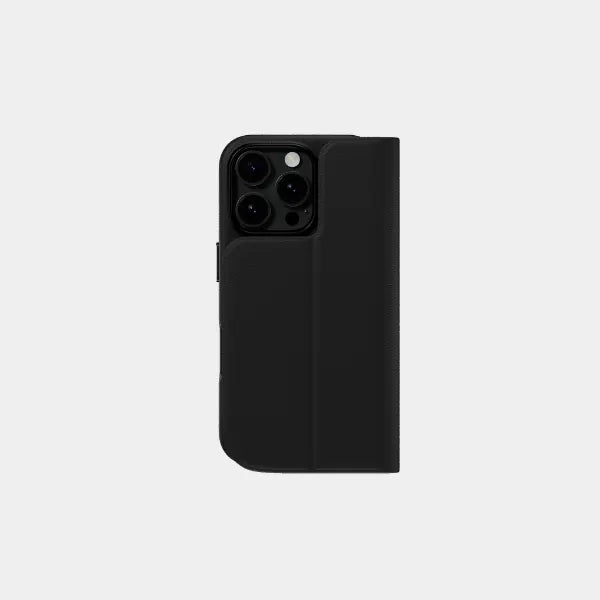 iPhone 16 Pro Case with stand price in Qatar - Black