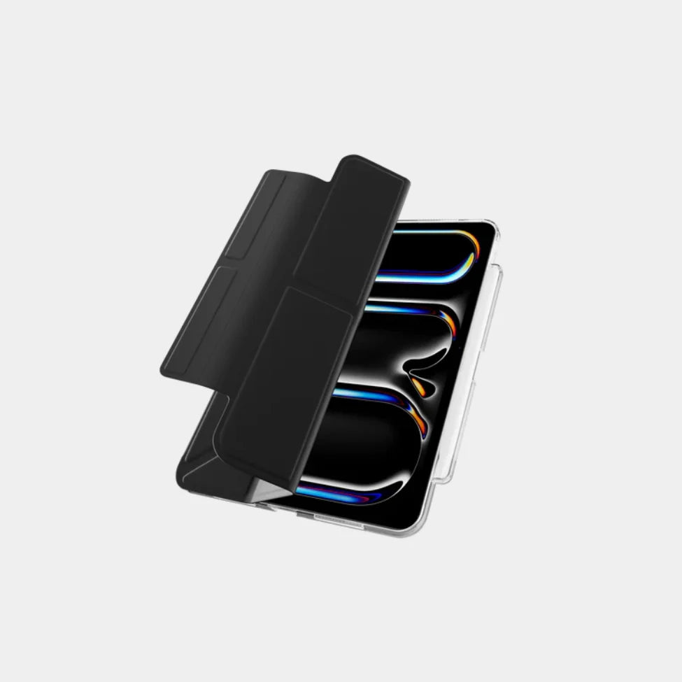 Mageasy Facet Case with Pencil Holder for 2024 iPad Pro 11" - Black