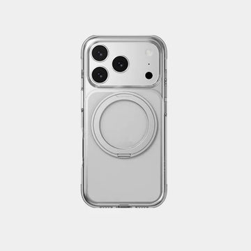 Mageasy Magstand 360 M Rotating Ring Protective Case Case For Iphone 17 Pro|MPH17P262TR25-Transparent; 16-Ft Military Grade Protection