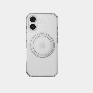 Mageasy Magstand 360 M Rotating Ring Protective Case For Iphone 17|MPH173262TR25-Transparent; 16-Ft Military Grade Protection