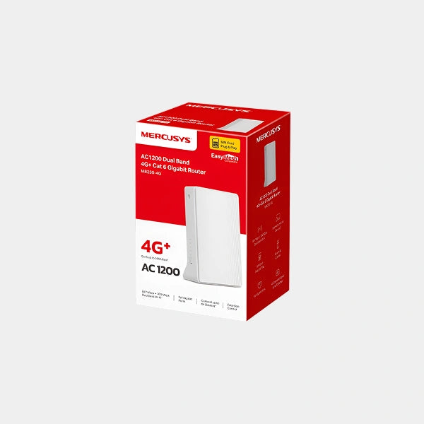 Mercusys 4G+ Cat6 AC1200 Wireless Dual Band Gigabit Router in qatar