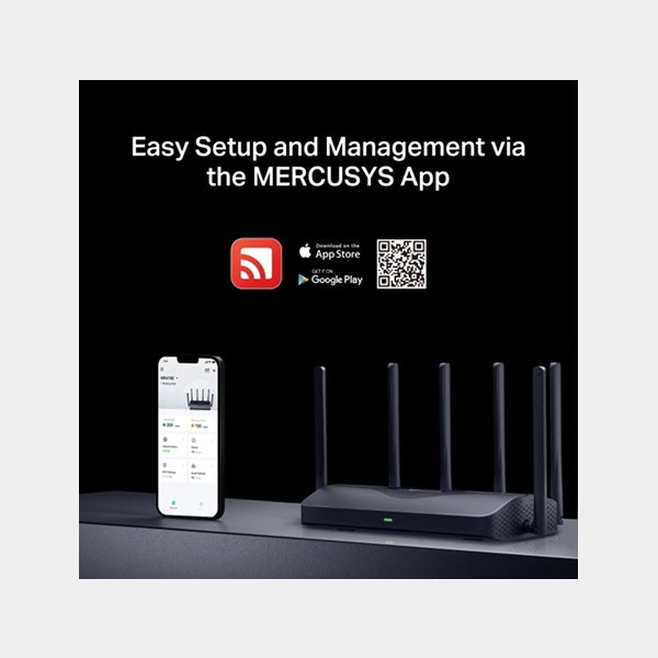 Mercusys BE9300 Tri-Band Wi-Fi 7 Router  in qatar