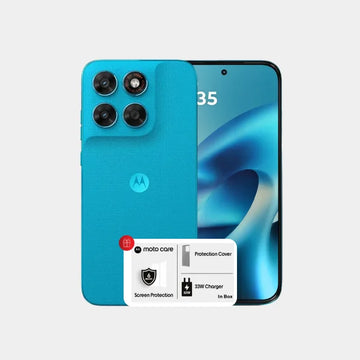 Motorola Moto G87 12GB 256GB (Moto Care , Protection Cover,Screen Protection,33W Charger)- Pantone Blue Atoll