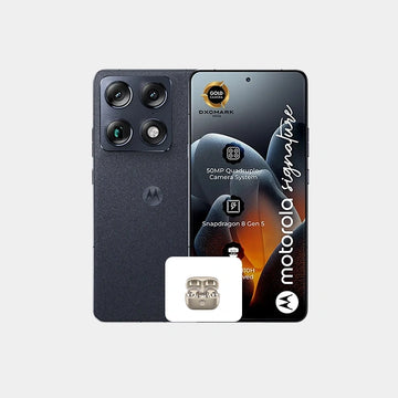 Motorola Signature 16GB 512GB (Ear Buds and Moto Care VIP) - Pantone Carbon
