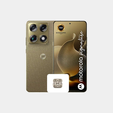 Motorola Signature 16GB 512GB (Ear buds and Moto Care VIP)   - Pantone Martini Olive