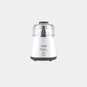 Moulinex 4 in 1 Chopper | 1000W | 300g Capacity | 1 Speed | Removable Knife | DPA144 - White