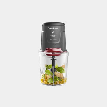 Moulinex Easy Press Chopper| 4 sharp stainless-steel cross blades ,500ML Capacity|AT740HM0