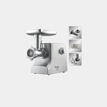 Moulinex Meat Mincer HV10 | 2200W |3 Grids with Kebbe & Shred Attachments | ME858DM0